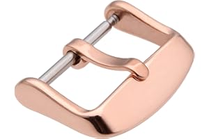 WOCCI Zapasowa klamra paska do zegarka, stal nierdzewna, kolor i rozmiar do wyboru