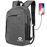 DISEÑO DE INTERFAZ USB:La mochila portátil el puerto de carga USB externo con cable extraíble incorporado le permite cargar sus dispositivos electrónicos cómodamente en cualquier lugar y en cualquier momento. Tenga en cuenta que esta mochila no incluye un banco de energía, el puerto de carga USB solo ofrece un fácil acceso a la carga.