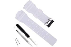 MYTIME Correa de repuesto de resina natural para reloj Casio G-Shock GD120/GA-100/GA-110/GA-100C