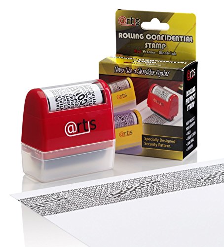 Preisvergleich Produktbild Identitätsschutz, selbstfärbender Datenschutz-Rollstempel, versteckt / überschreibt Informationen Stempel