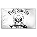 Produktbild Fish Fear Me Home Garten Flaggen Polyester Flagge Fahne Deko Indoor-/Outdoor Wall Banner Garten Flagge 3 x 5 Fuß