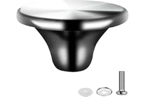 SENLIXIN Bouton de remplacement en acier inoxydable pour le Creuset, Aldi, Lodge, et autres faitouts en fonte émaillée