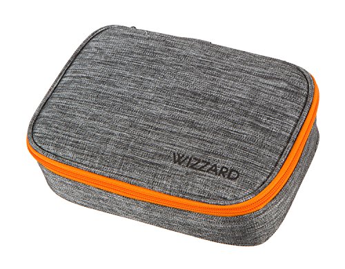 Preisvergleich Produktbild Schneiders 49116-175 - Schüleretui Wizzard groß, grau meliert