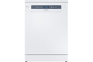 Candy Rapidò CF 3C7F0W, Lavavajillas 60 CM, 13 Servicios, Digital, WIFI, 8 Programas, Motor Inverter, Inicio Diferido 1-23H, Indicador Sal y Abrillantador, Maxi - Ladle, 47DB, Blanco