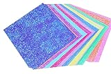50x Demarkt Pearlescent Origami Papier Faltblätter 10...
