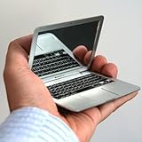 Mini faux Apple iPad / Macbook Air Notebook Tablet Beauty Makeup Cosmetic Pocket Face Compact Mirror by KingOfHearts