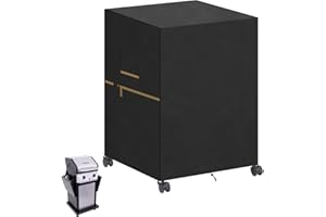 VANSHEIM Funda Barbacoa Exterior Funda Protectora Barbacoa Impermeable Protector Parrilla Barbacoa Anti-Viento Cubierta Barbacoa Fundas para Barbacoa 80x70x110cm
