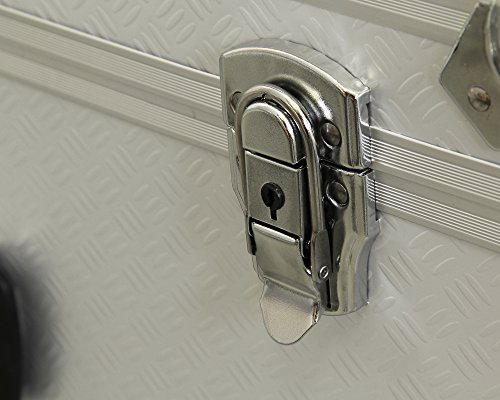 Alukoffer – Optik Aufbewahrungskoffer Vago L in Aluminium-Optik silber 60 Liter - 6