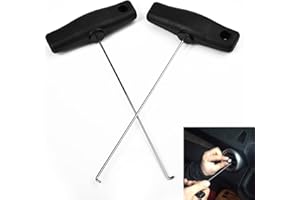 SIXHAOBU 2 Stück Instrument Cluster Entfernung Ziehen Haken Werkzeug Tachometer Ausziehhaken Haken Auszieher Set für MercedesBenz/Audi