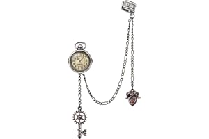 ALCHEMY GOTHIC Alchemia gotycki wujek Albert's Timepiece damskie kolczyki do uszu w kolorze srebrnym, cyna,