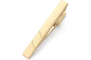 HONEY BEAR Hochwertig Herren Krawattennadel Krawattenklammer Tie Clip 1.97"/2.12" für Normale Größe Krawatte,5cm/5.4cm