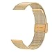 Produktbild SKays Armband Für Huawei Watch GT Active 46mm Edelstahl Herren Jungen Frauen Armbänder Ersatz Massive Einstellbare Edelstahlschnalle Sport Zubehör Wristband für Huawei Watch GT Active 46mm (Gold)