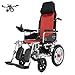 Produktbild Reclinable Backrest and Adjustable Headrest. Foldable Power Electric Wheelchair with Polymer Li-Ion Battery (Right Side Controller)