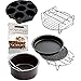 Produktbild Plzlm 9PCS / Set 8 Zoll Air Fryer Zubehör Home Küche, die Werkzeug Air Fryer Barbecue Backen Kochwerkzeug