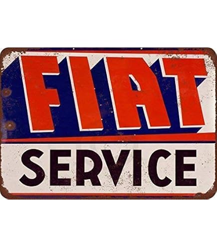 SIGNCHAT Vintage Abarth Auto Blechschild | 20,3 X 30,5 Cm, Metall, Für Innen & Außen | Mit Aufhänge-Löchern