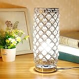 Lámpara de escritorio hecha de hierro forjado y cristal, el tamaño es de 11 * 10 * 28 cm; 110V-130V; 40Wattage; base de la bombilla: E27 (bombilla no incluida).