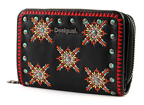 Preisvergleich Produktbild Desigual Sandy Magnetic Samll Wallet Negro
