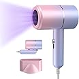Hojalis Hair Dryer, Foldable Travel Hair Dryer, Professional Hairdryer, Small Hair Dryer, Powerful Hair Dryer with Hot and Cold Button, Fast Drying Ionic Hairdryer for Women, Men, Salon, Home, Travel