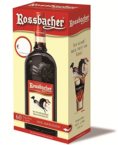 Preisvergleich Produktbild Rossbacher Kräuterlikör Spender 60x 0,02l