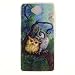 Produktbild Nokia Microsoft Lumia 650 Hülle, Hozor Gemaltes Muster Transparent Kante Silikonhülle Ultra Slim Weich TPU Silikon Kratzfeste Handyhülle Schutz Case Backcover - Lila Eulen