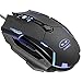 Produktbild SADES PC Computer USB-Gaming-Maus Mäuse, optische Draht, 6 Tasten, 3200 dpi, multi-colorful LEDs für PC MAC Lumix schwarz G2 Black G2 Black