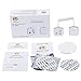 KINGDOMCARES Electric Impulsive Wave Body Shaper Massager Easy Fat Burner for Body Slimming Calorie Consuming Portable Noiseless Sporting Equipment Body-shape Exercise Instrument White