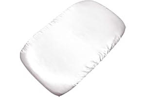 MANE by TIM & TAM SATIN CRIB Fitted Sheet (White)