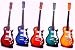Produktbild Miniatur E-Gitarre Les Paul holz schwarz Standart LDT mini Deko Gitarre aus Holz 24cm (farbe Zufall oder Wunsch)
