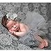 Produktbild Hengsong Neugeborenes Baby Rock Tutu Kleidung Trikot Kostüm Foto Prop Outfits Bekleidung Set (Grau)