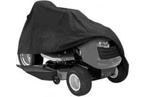 EXCERANDO Abdeckplane Für Rasenmäher, rasenmäher abdeckung Schweres wasserdichtes Polyester-Material mit 54 Zoll Universal-Passform und UV-beständig