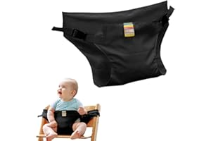 PYRUVAE Hochstuhlgurte Tripp Trapp Gurt Hochstuhl Gurt Catchy Für Hochstuhl Hochstuhl Gurt Tripp Trapp Zubehör Kinder Stuhl Schrittgurt Hochstuhl Kindersitz Gurt Sicherung Sicherheitsgurt(Schwarz)