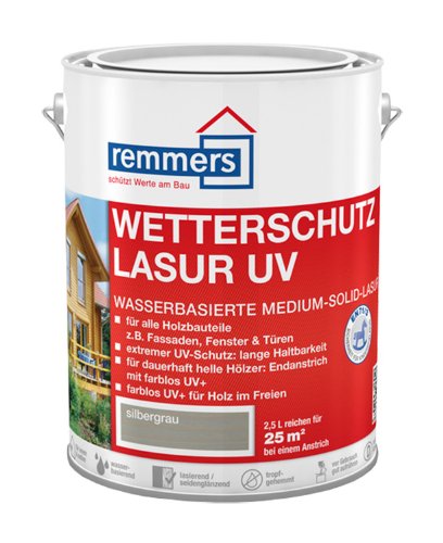 Remmers Wetterschutz-Lasur UV - nussbaum 5L