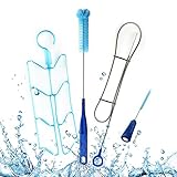 Kit De Limpieza De La Vejiga Del Agua De Hidratación, para cualquier propietario de mochila o mochila de hidratación. Este kit completo incluye un conjunto de cepillos especiales para una limpieza fácil y eficaz del interior de la vejiga, los tubos y la boquilla.