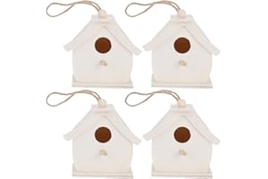 Voluxe Cage à Oiseaux, Maison d'oiseau de Conception d'apparence Unique, Ornements de nids d'oiseaux pour Les Hirondelles d'oiseaux