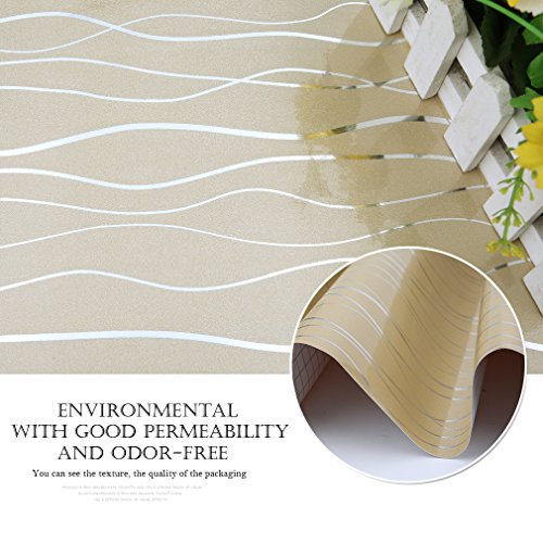 KINLO® Folie Möbel Gelb Folie Küche 500x61cm TOP Qualität Dekofolie mit Linie Küchenschrankfolie Anti-Schimmel Möbelfolie aus Hochwertigem PVC folie selbstklebend Umweltschutz Tapete folie wanddeko 2 Jahren Garantie - 4