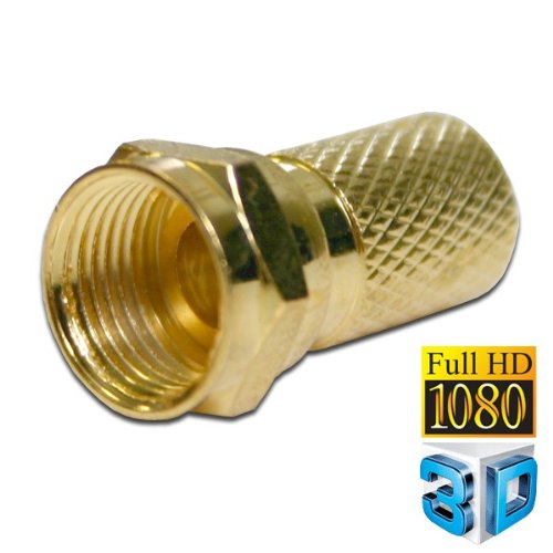 PremiumX Digitale SAT Anlage 80 cm + Opticum Quad 0,1dB LNB 4 Teilnehmer + 8 F-Stecker 7mm vergoldet - 5