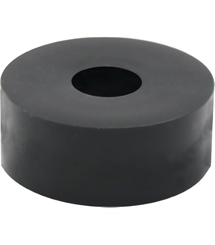 M10 Nylon Abstandshalter – Breit, 10,5 Mm ID, 25 Mm OD, 30 Mm Dicke, 6 Stück Schwarz Vibrationsdämpfende Hülse