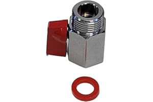 Gastrobedarf Westerbarkey Absperrhahn für Kegverschlüsse 5/8" zum Aufschrauben