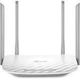 TP-Link AC1200 Wireless Dual Band Wi-Fi Router, Wi-Fi Speed Up to 867 Mbps/5 GHz + 300 Mbps/2.4 GHz, 4+1 Fast Ports, Single-C