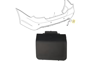 Ricoy Rear Genuine E60 5 seires Saloon M Sport Bumper Tow Eye Hook Cover Cap 51127897217