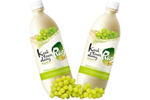 KOREAN MARKET Kook Soon Dang - Makgeolli sabor a Uva Blanca - 750ml. - 3% vol. - (PACK DE 2)