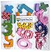 Funky Fun Colourful Wooden Numbers Set Including Arithmetic Symbols