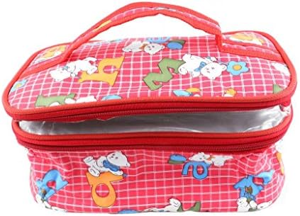 Bagathon India Printed Cotton Double Decker Makeup And Vanity Kit