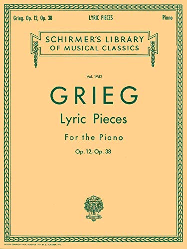 GRIEG E. - PIEZAS LIRICAS V.1-2 - OP.12/38