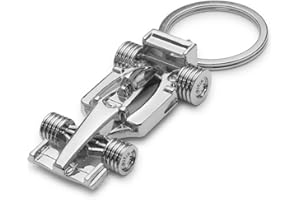 QUESUC Kreativer Metall Schlüsselanhänger 3D Miniatur Rennmodell Solides Auto Schlüsselanhänger Renn Schlüsselanhänger Autoschlüssel Anhänger ein Tolles Geschenk Für Männer und Frauen