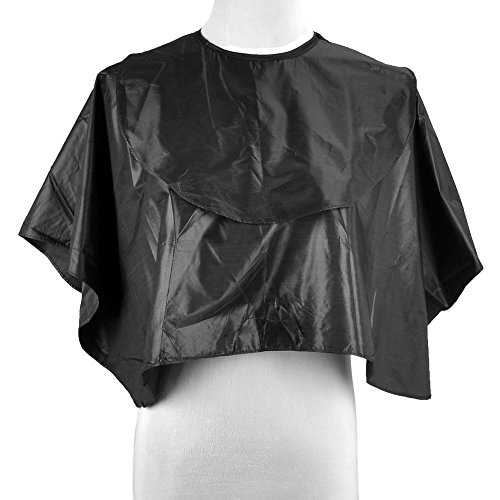 JOVIVI® Hair Cutting Waterproof Gown Salon Barbers Shoulder Cape - Black