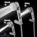 Produktbild Dusche Kopf und Schlauch Set - Hohe Druck Handheld Ionic Filter Dusche Kopf mit 3-Wege-Dusche Modi - Druck Booster & Wasser sparen - negativ Ion Spinning Filter Weich Wasser & entfernt Chlor