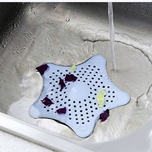 sumaju Ablauf, Haarsieb Badezimmer Filtration Trap Filter Küche Becken Sieb Stopper Ablaufgarnitur und Displayschutzfolie blau - 5
