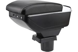 YJYWZH Apoyabrazos Compatible con MINI COOPER COUPE Armrest Caja de almacenamiento apoyabrazos de la consola coche con portavasos