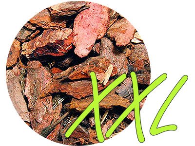 Pinienrinde Qualitätsware Mulch Rindenmulch aus Pinie Menge & Körnung wählbar (70L XXL) - 2